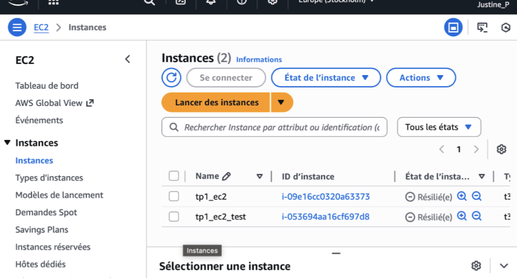 Résiliation instance 2